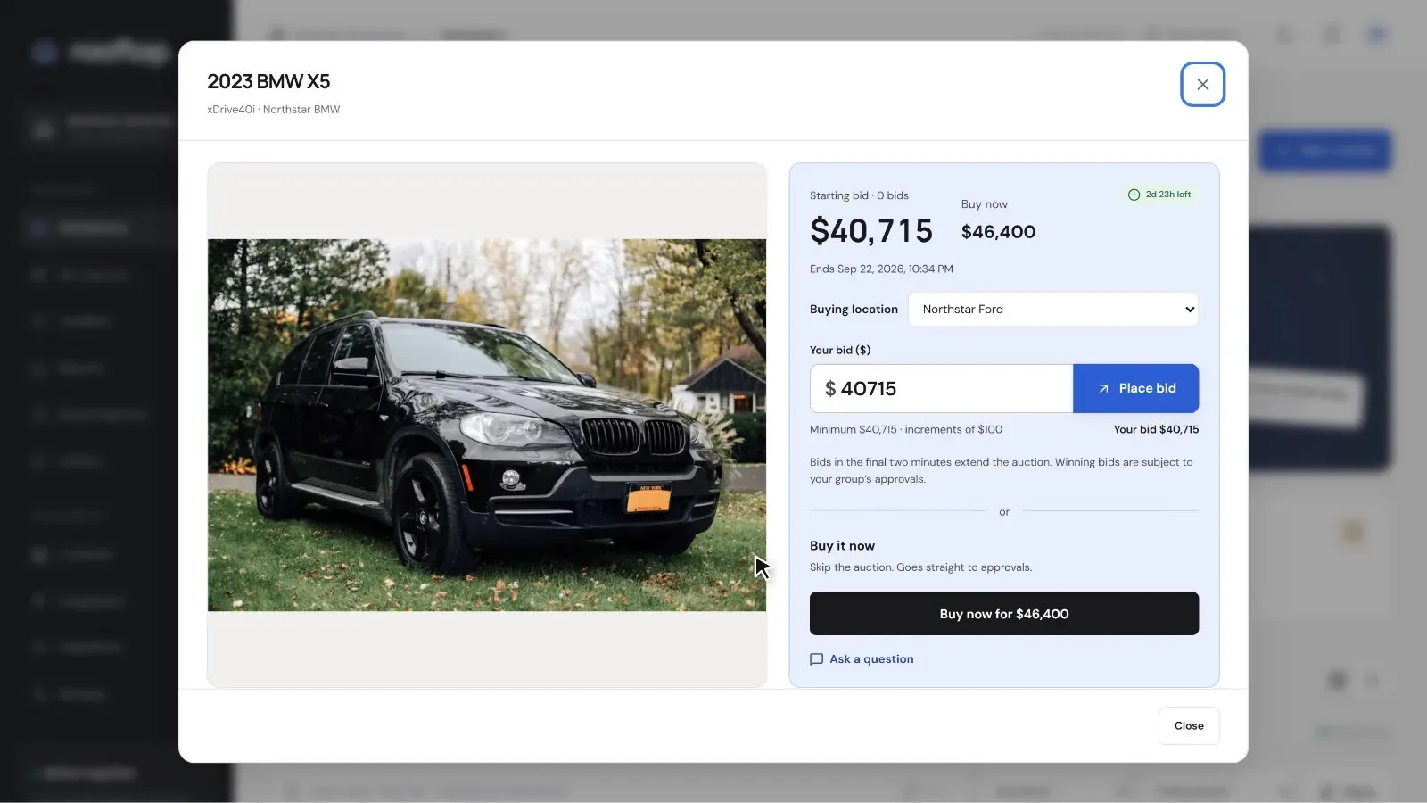 Rooftop: Bid in real time.