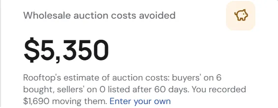 Reports: wholesale auction costs avoided